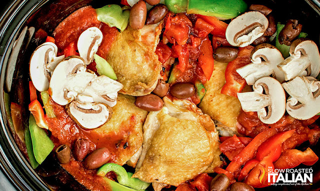 Slow Cooker Chicken Cacciatore