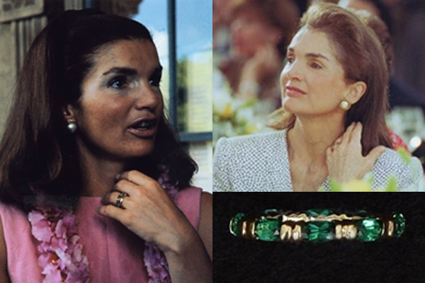 Jackie Kennedy Emerald 10th Anniversary Ring