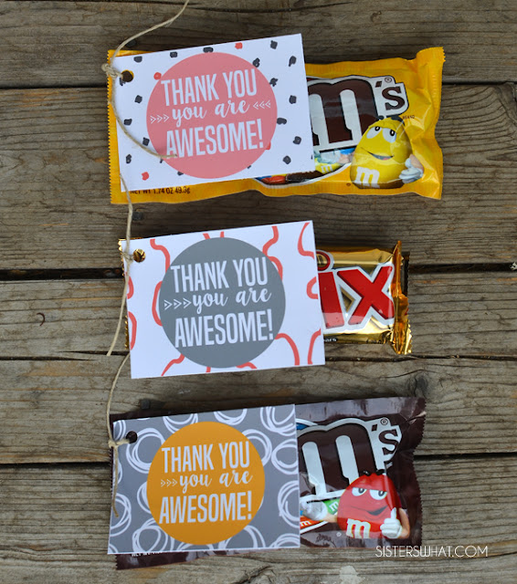 chocolate thank you cards