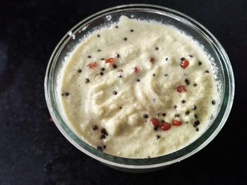 Coconut fried gram chutney