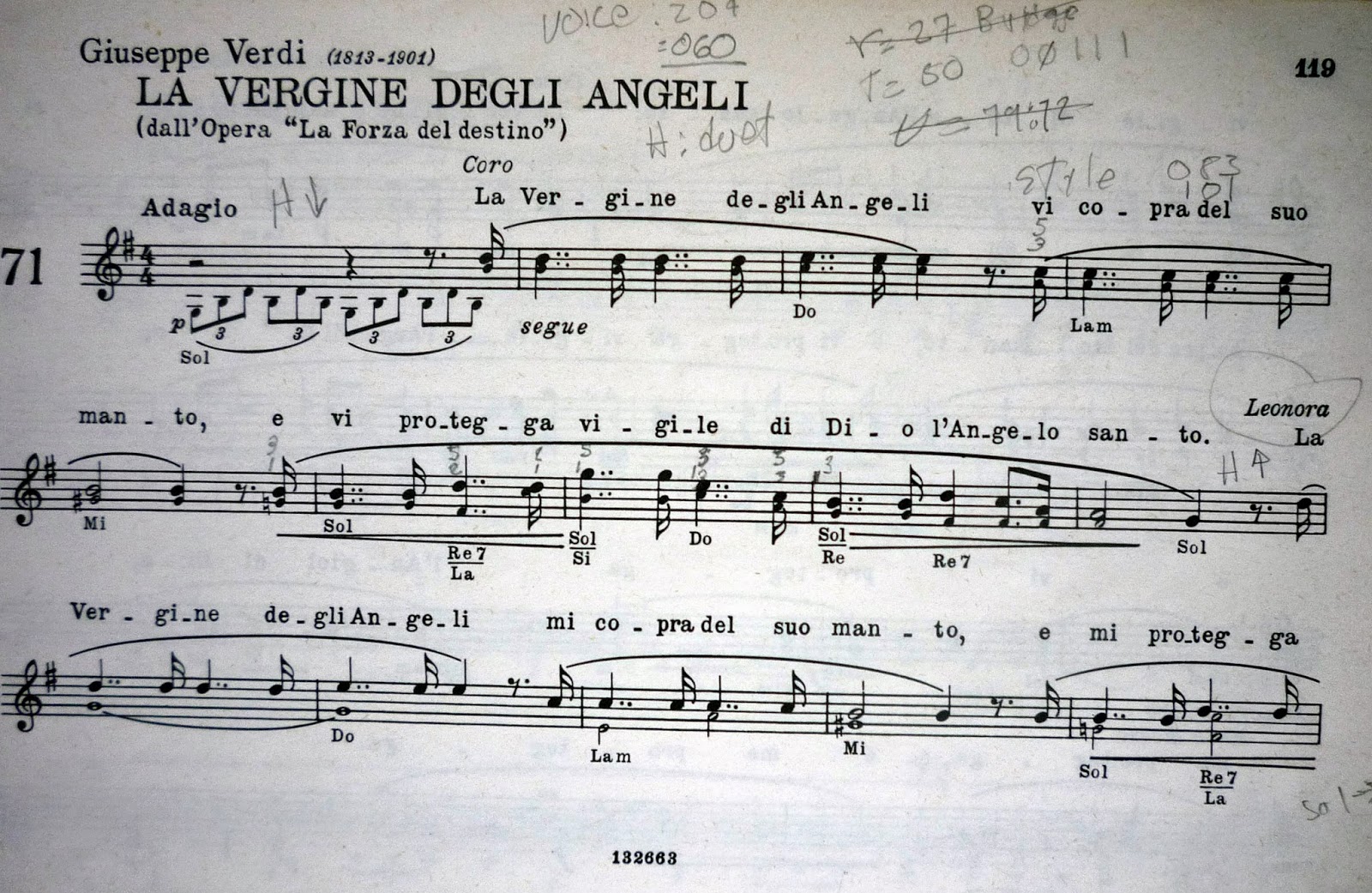 El cajón desordenado Canciones para mis nietos 13. La Vergine Degli Angeli. G. Verdi