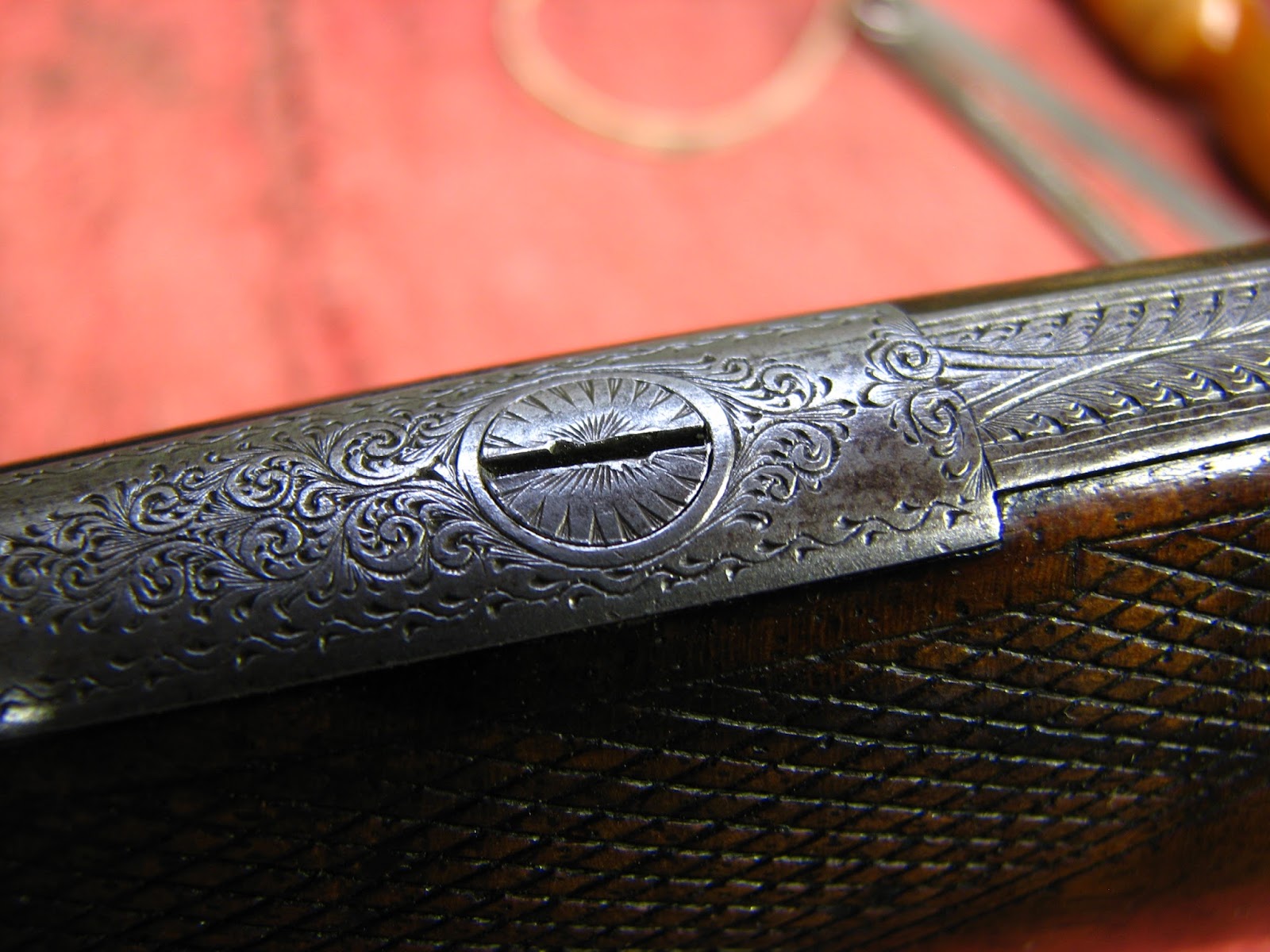 Vicknair Restorations, Specialist Gunsmithing log Repairs to a