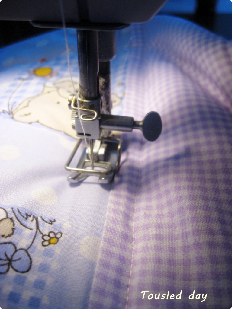 tousled day How I sew blanket / bed cover for my son