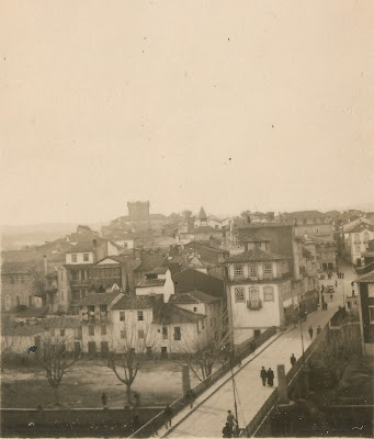Chaves, vista da casa dos bisavós, na Madalena. Um burgo medieval quase sem carros