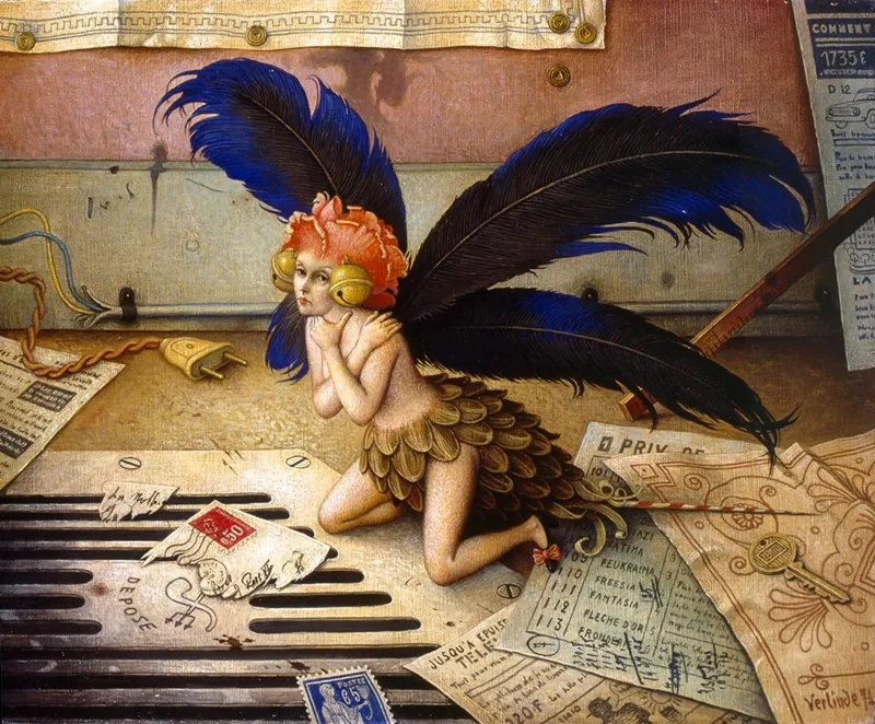 Claude Verlinde 1927 | French Surrealist painter Claude Verlinde 1927 | French Surrealist painter