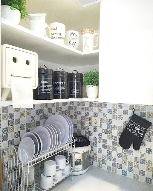 40 iMotifi iKeramiki Dinding Dapur Minimalis Modern yang 