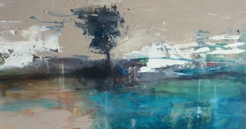 Joan Fullerton Paintings: Abstract Landscape Painting 