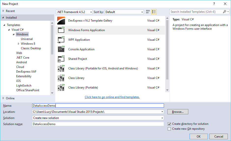 data access sql database