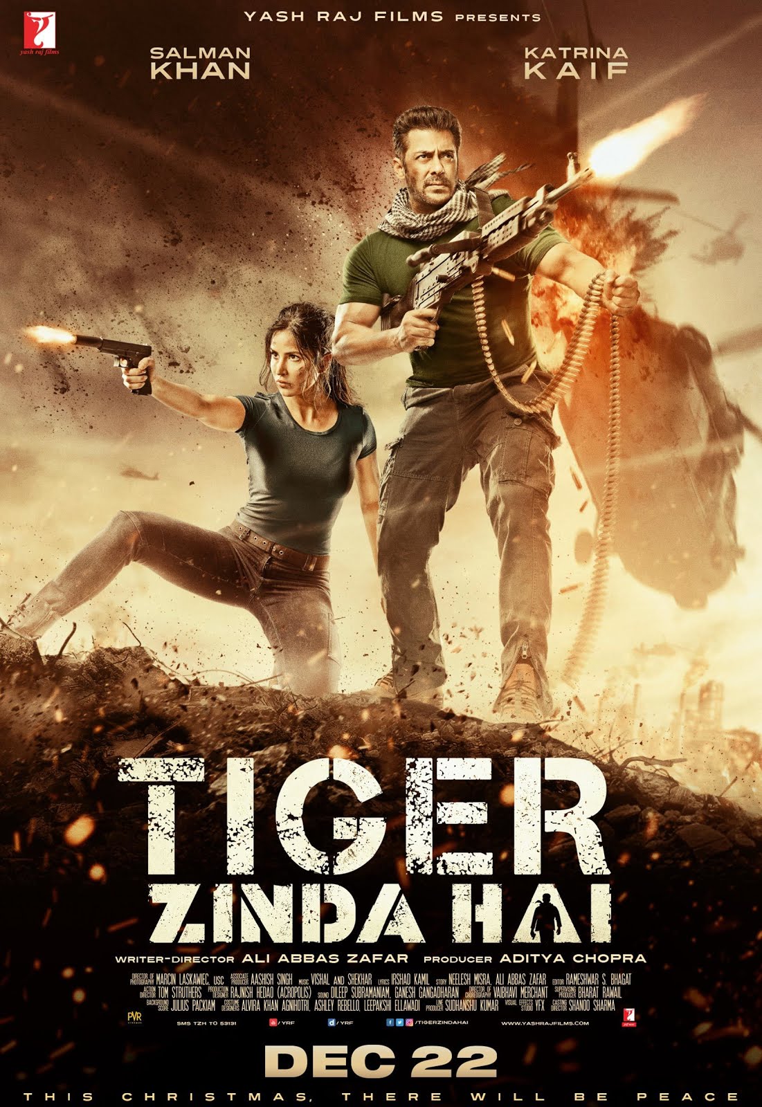 Tiger Zinda Hai 2017 Hindi Movie 720p BluRay 1GB ESubs