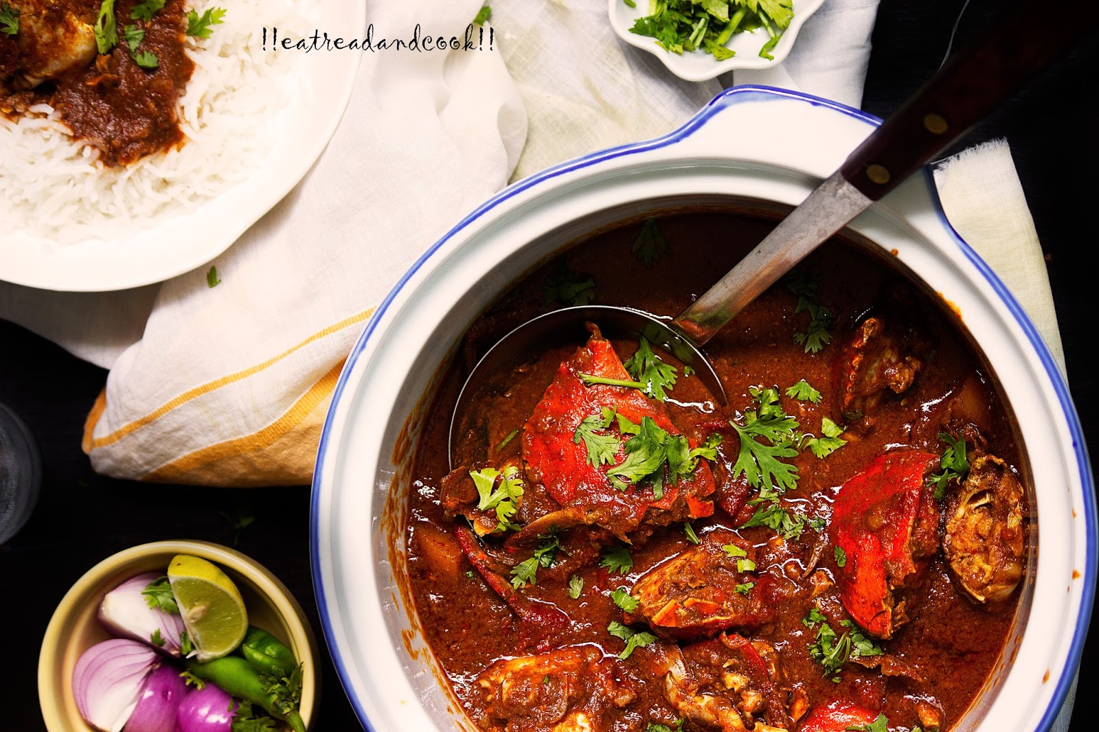 Crab Curry Maharashtrian Style