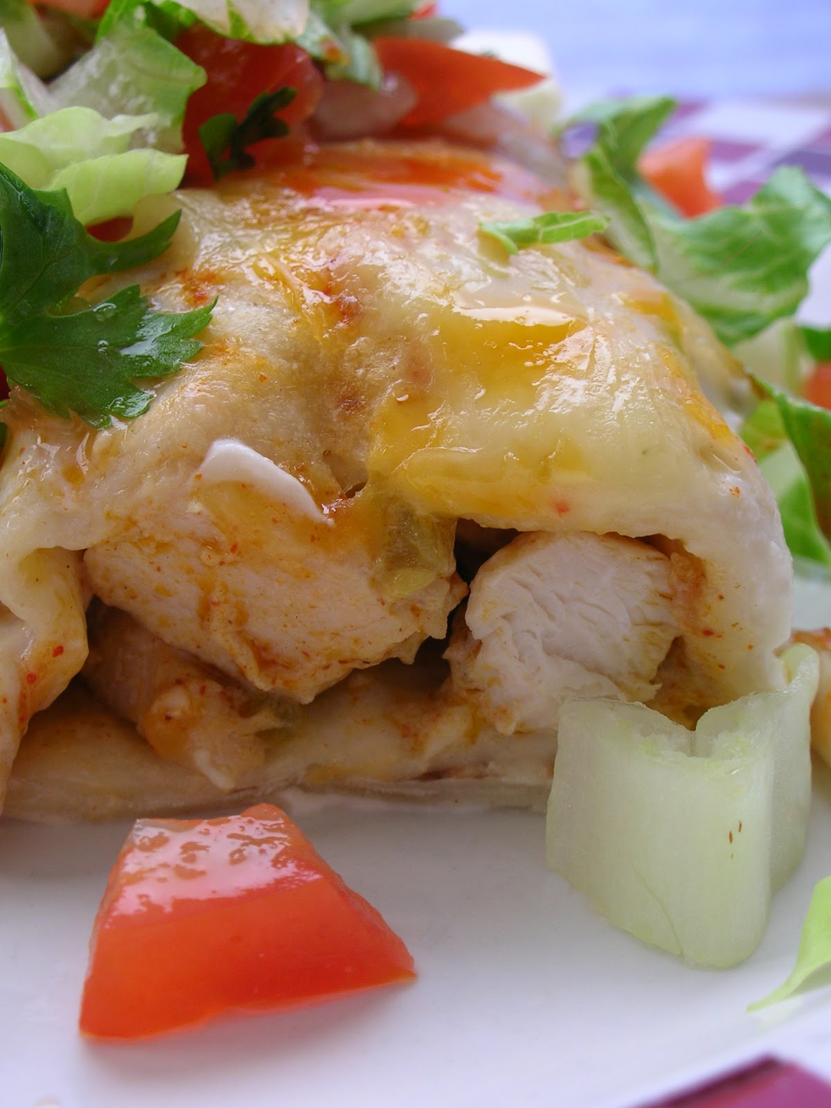 Chicken Enchiladas {with mushroom soup}