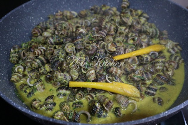 Siput Sedut Masak Lemak Cili Api 