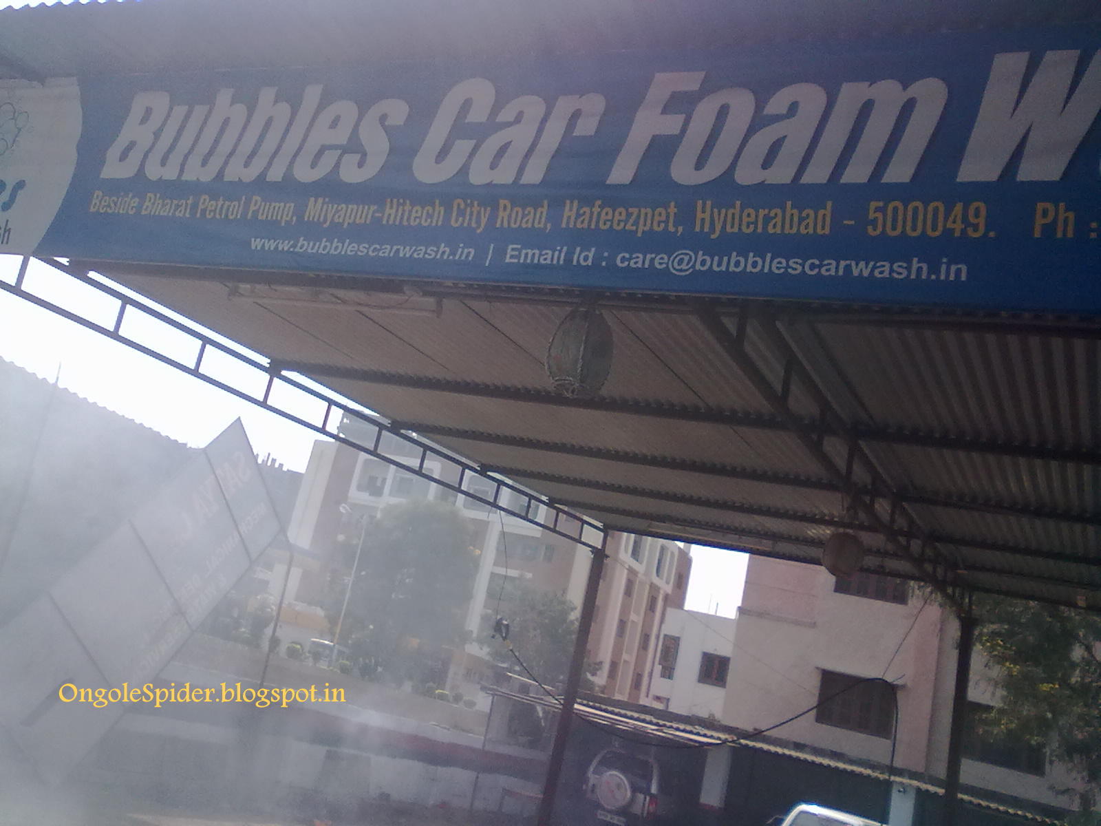 'BUBBLES' Car Wash Hafeezpet, MiyapurKondapur Road