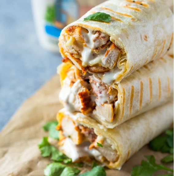 Chicken Ranch Wraps #wraps #lunch