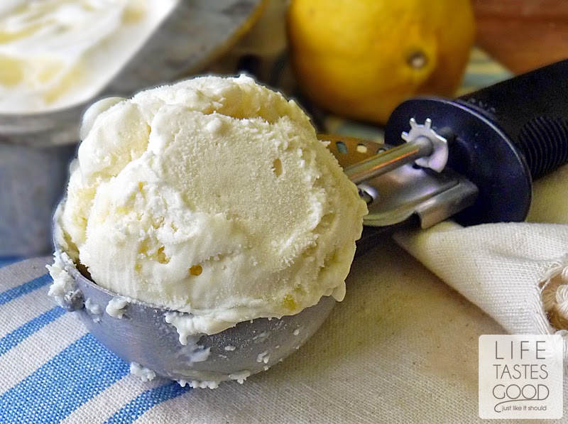 Lemon Curd Ice Cream Recipe No Churn Life Tastes Good
