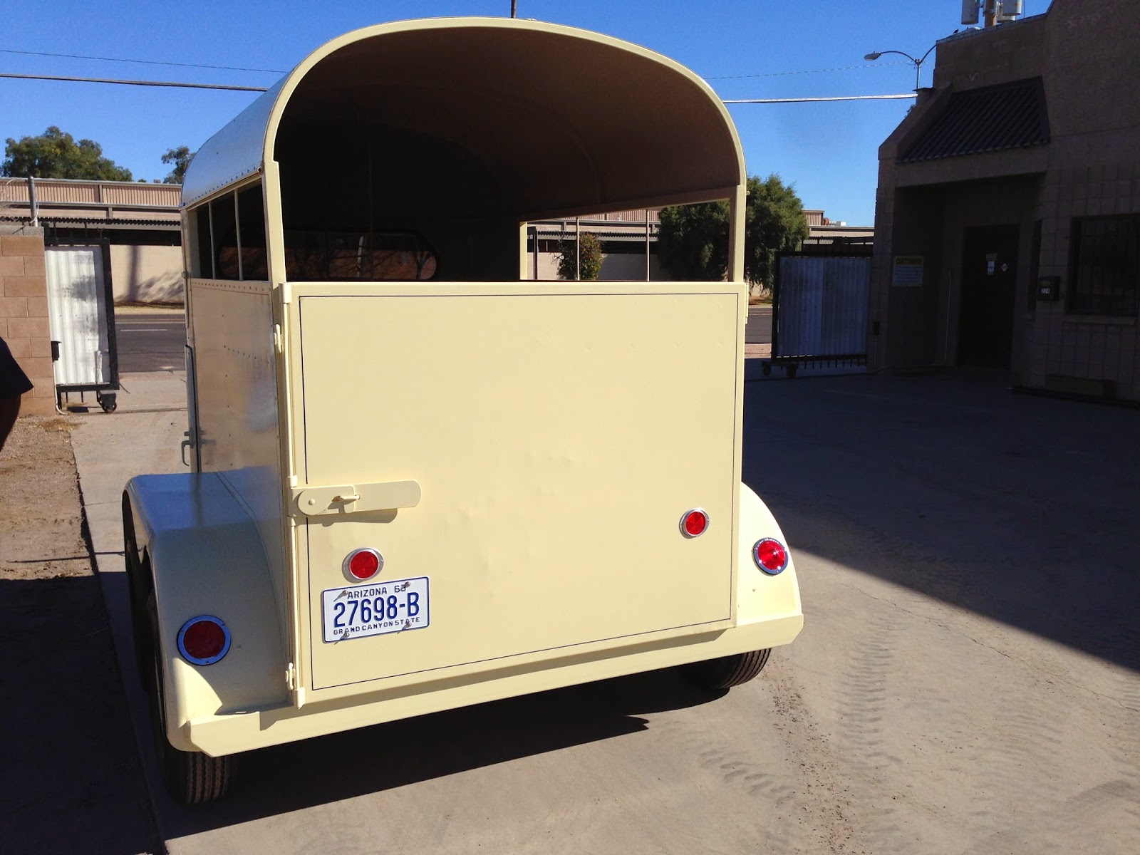 RTW Horse Trailer Restoration. 1963 Dave's Trailer Works, Wrangler Model.