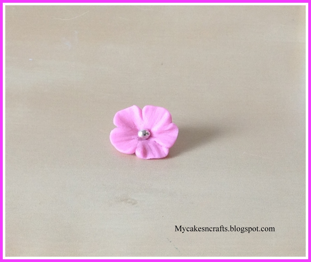 My Cakes n Crafts How to make Fondant or Gum Paste Cherry Blossoms