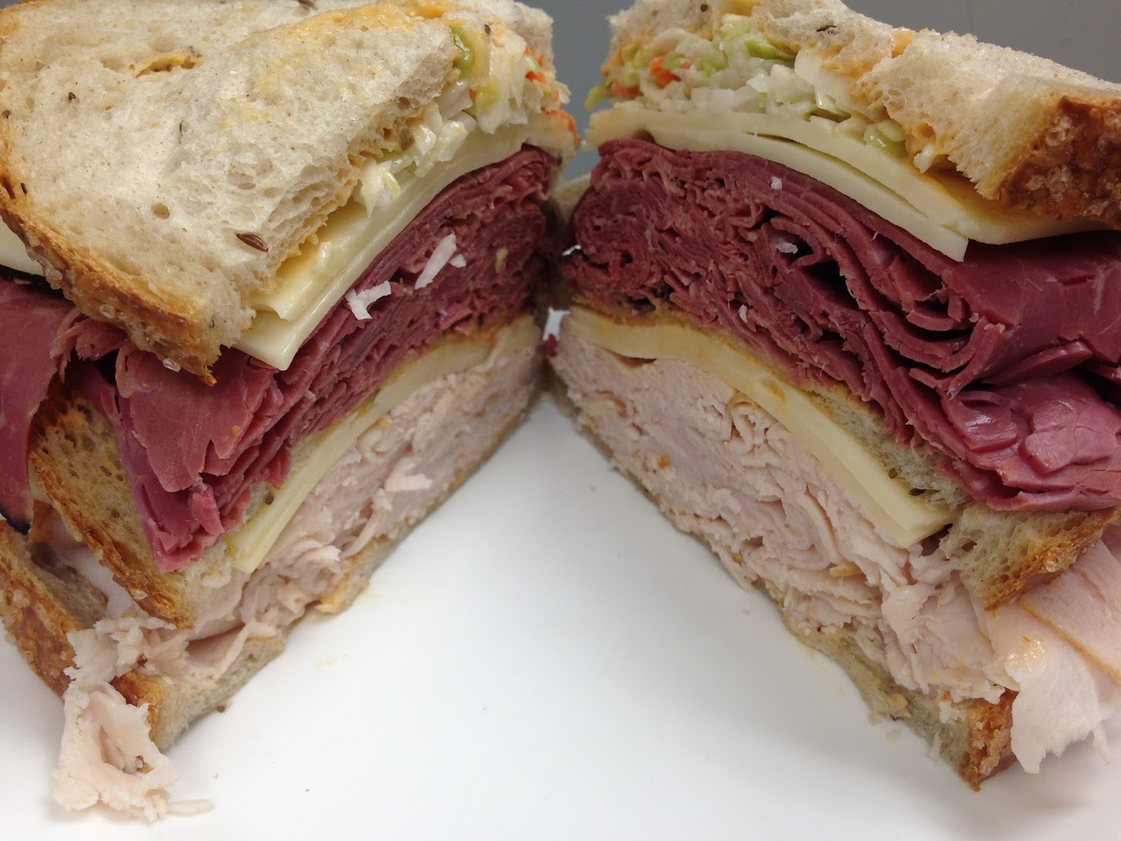 West Lakes HyVee Chef NY Triple Decker Sandwich