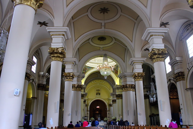 Bogota Cathedral in Bolivar square