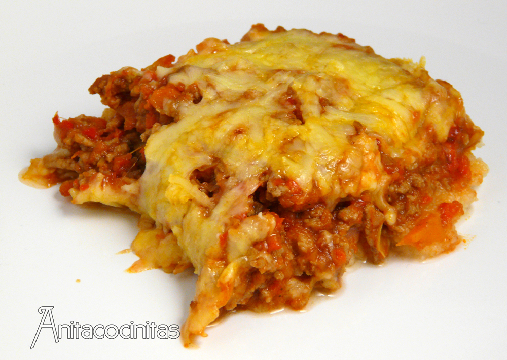 Anita Cocinitas Pastel de carne y coliflor