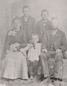 Andrew Miller and Marie Kjerstine (Christensen) Miller family - about 1900