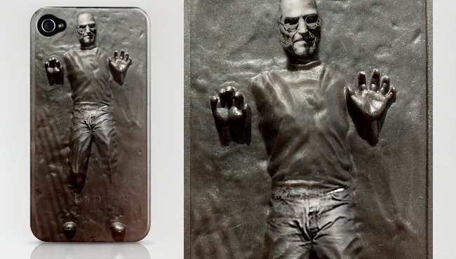 Steve Jobs inmortalizado en carbonita para tu iPhone