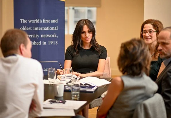 The event was held at King's College for the ACU (Association of Commonwealth Universities). Meghan Markle visited King's College