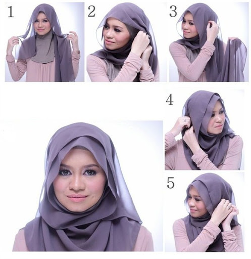 tutorial hijab segi empat untuk wajah bulat terbaru tutorial hijab segi empat untuk wajah bulat terbaru