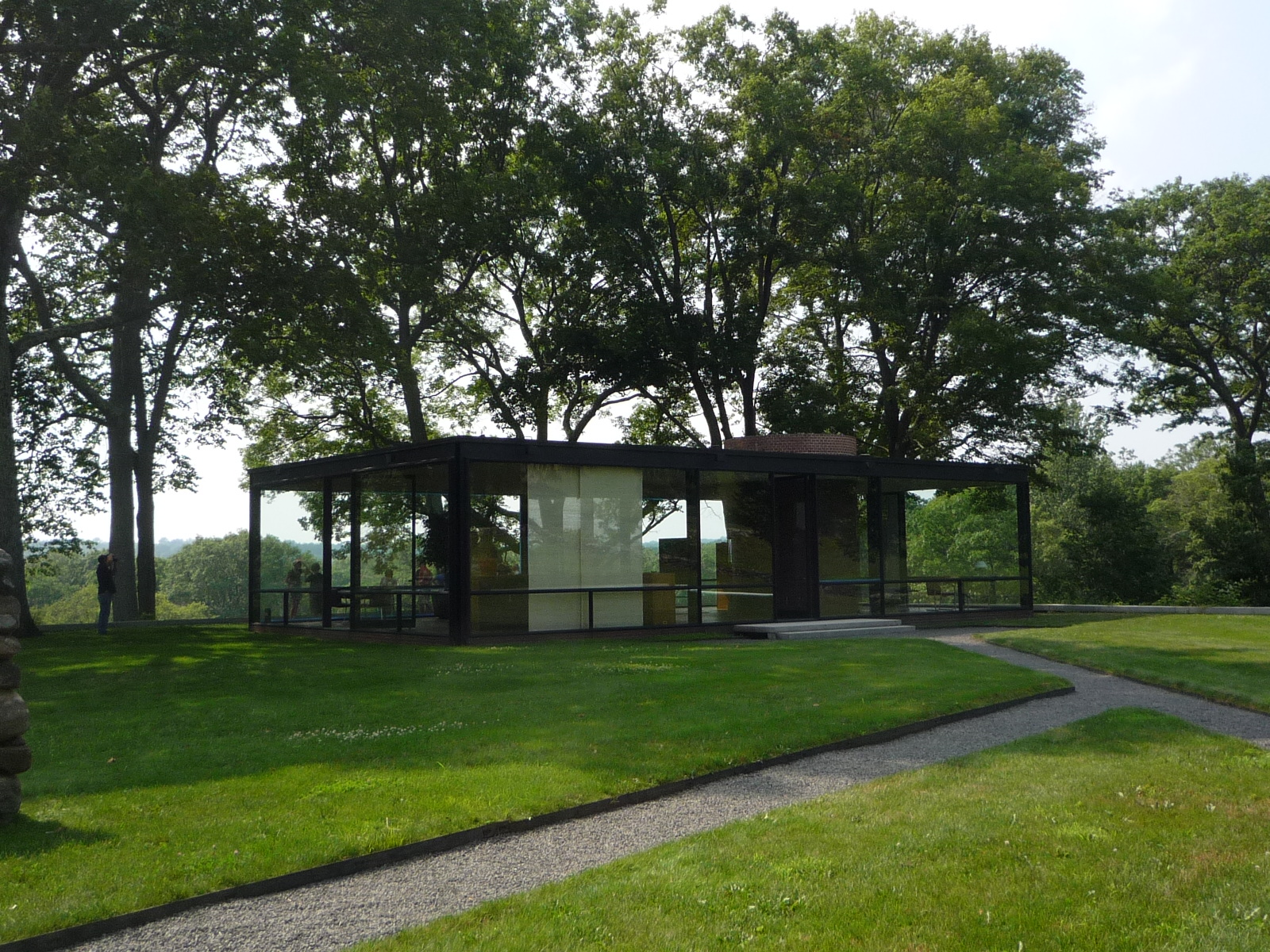 New Canaan Real Estate A visit to The Glass House in New Canaan