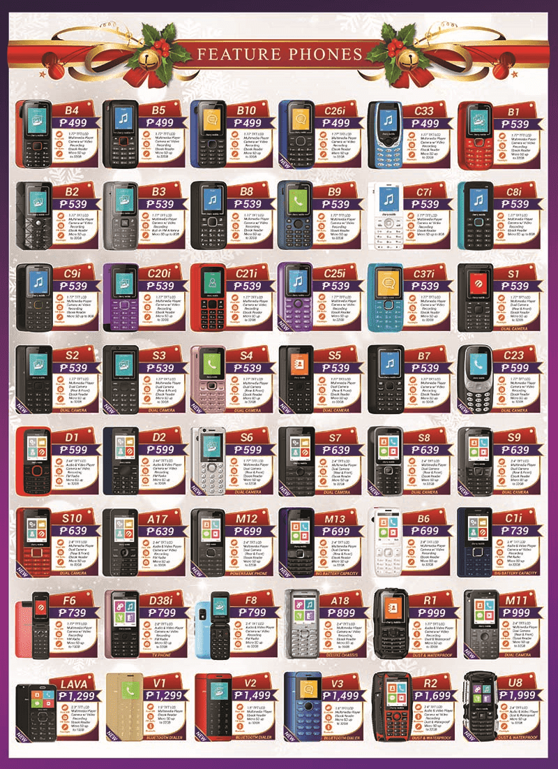 Cherry Mobile's Feature Phones