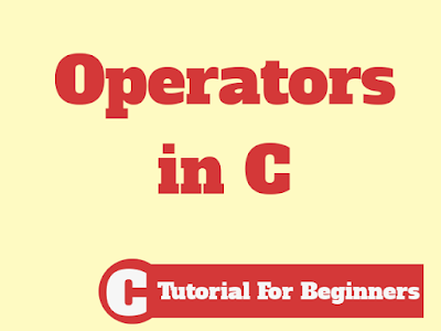 Different Type Operators in C Different Type Operators in C