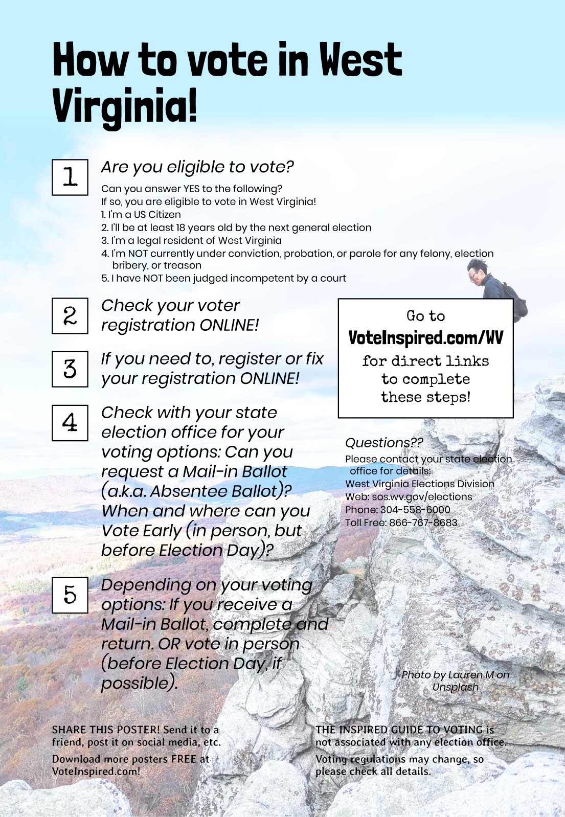How to vote in West Virginia!