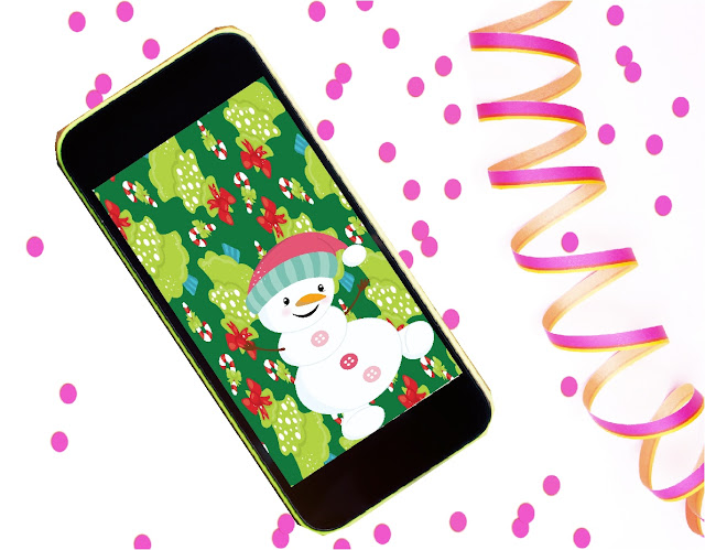 Decorate for Christmas this season with these free phone Wallpapers to keep you in the Christmas Spirit.  Choose one of 4 Christmas Wallpapers or grab all four and use a new one each week!