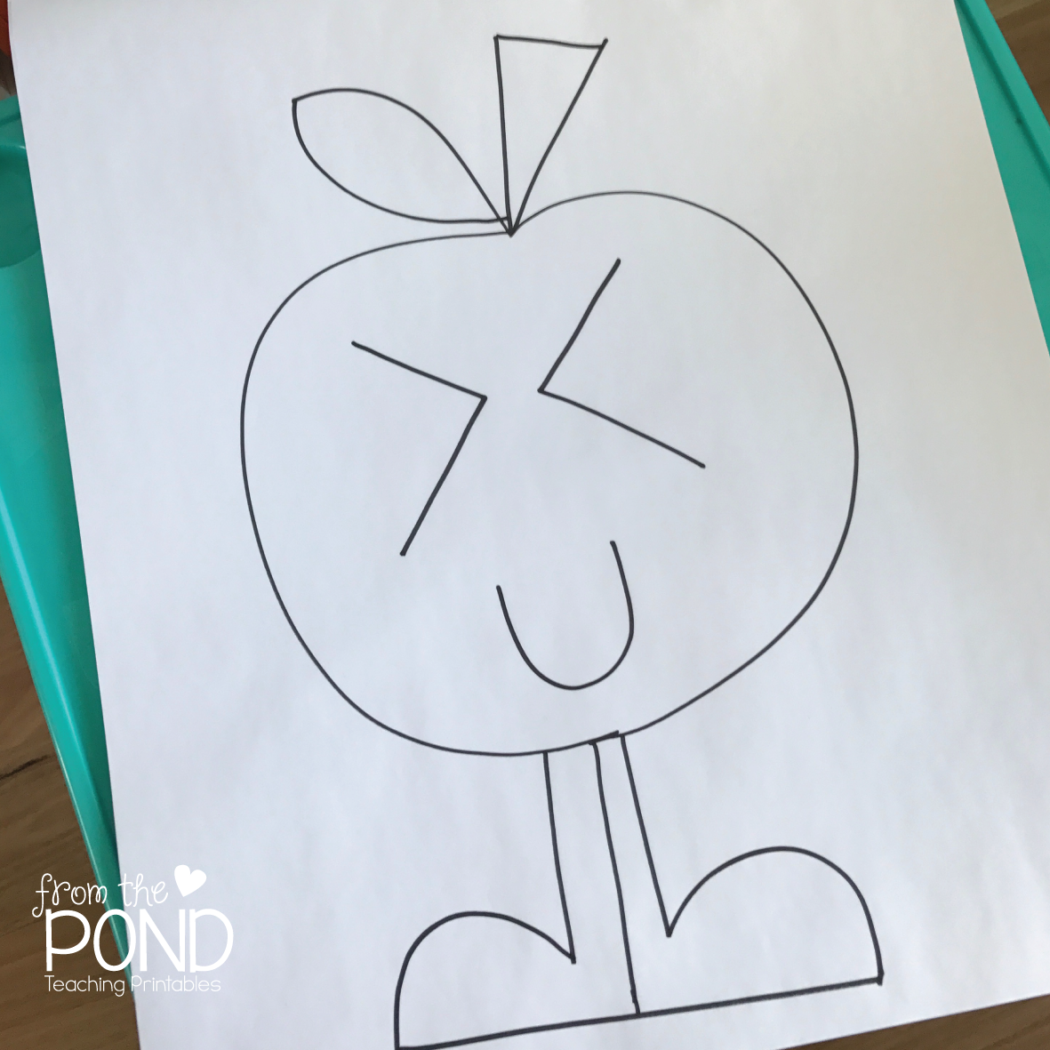 Apple Directed Drawing From the Pond