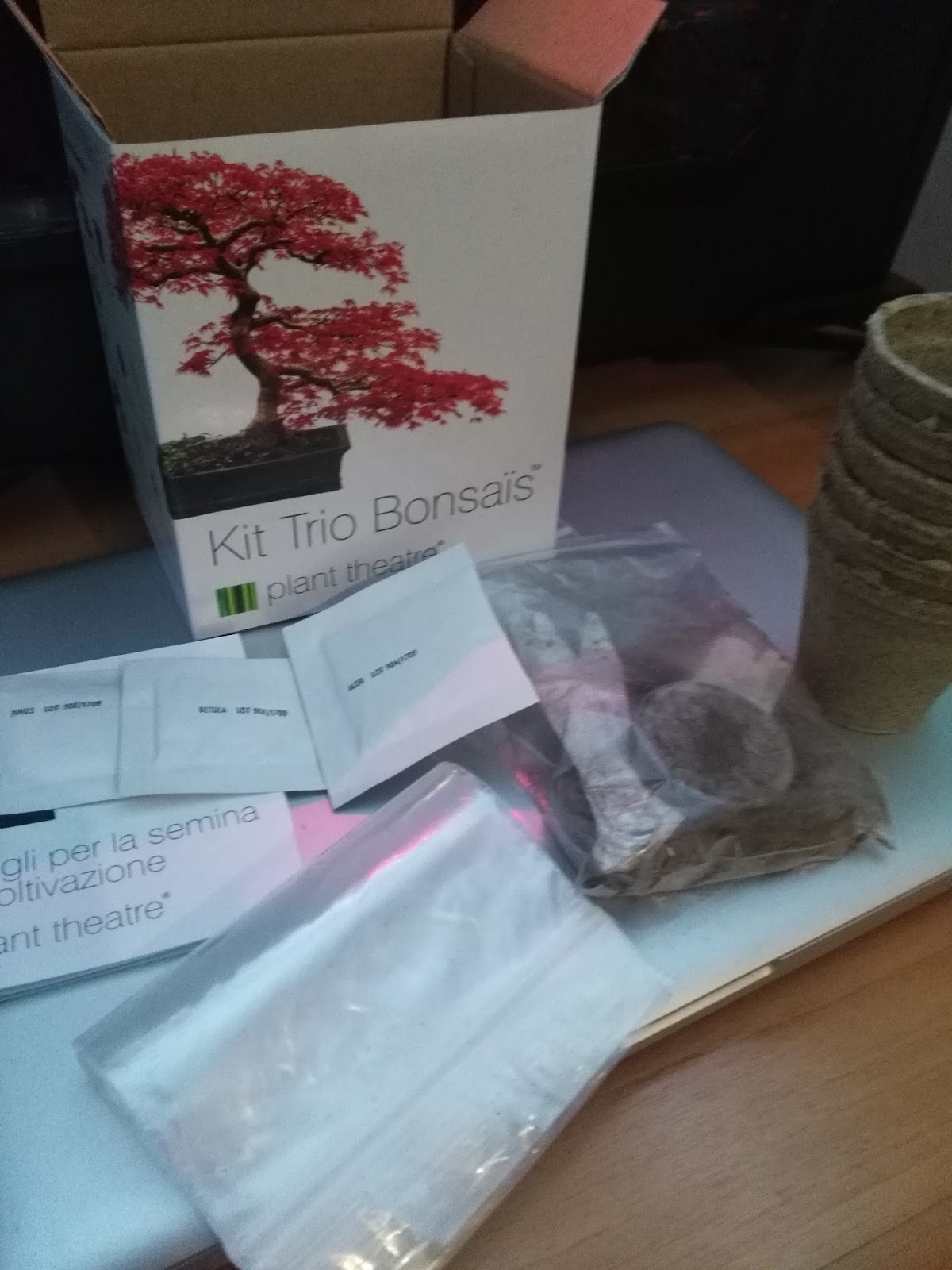 1 Istruzioni italiano Plant Theatre Bonsai Trio, Kit parte 1