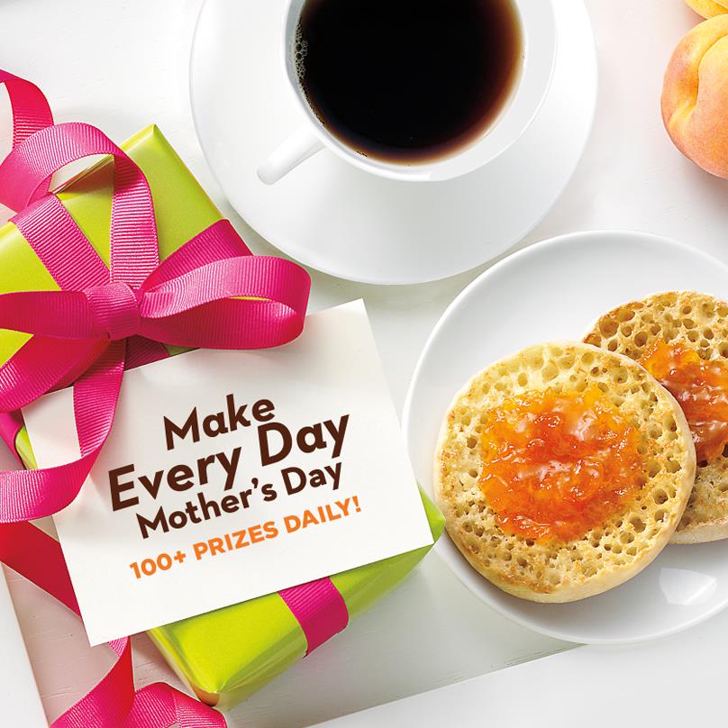 Thomas English Muffins and Bagels Instant Win Giveaway 4,800 Winners