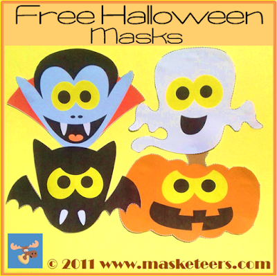 Nyla&#039;s Crafty Teaching: Free Halloween Masks