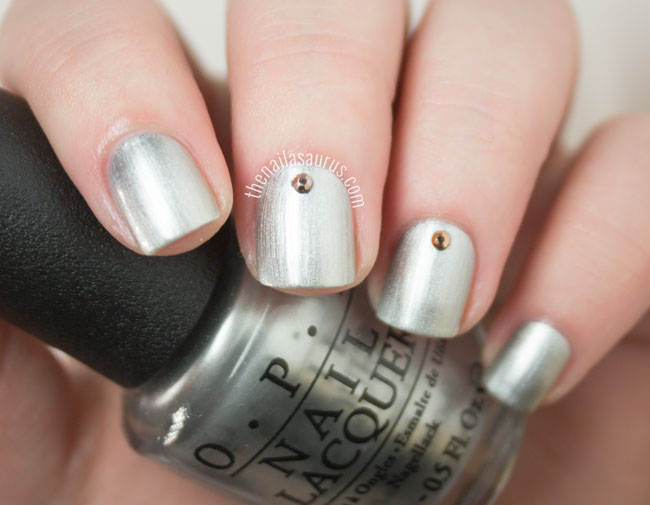 OPI 50 Shades of Grey Collection My Silk Tie Swatch
