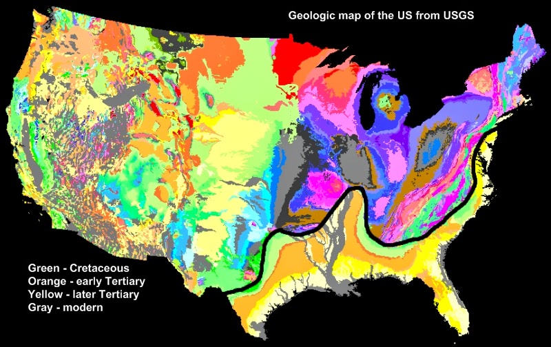 History of the Earth November 14. The Atlantic and Gulf Coastal Plains