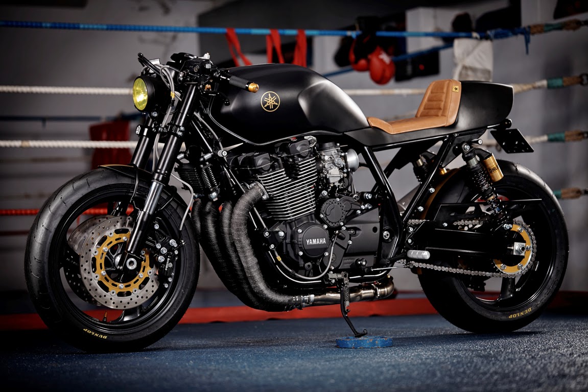 Yamaha XJR 1300 SP Cafe Racer "Stealth" by It Rocks! Bikes Lsr Bikes