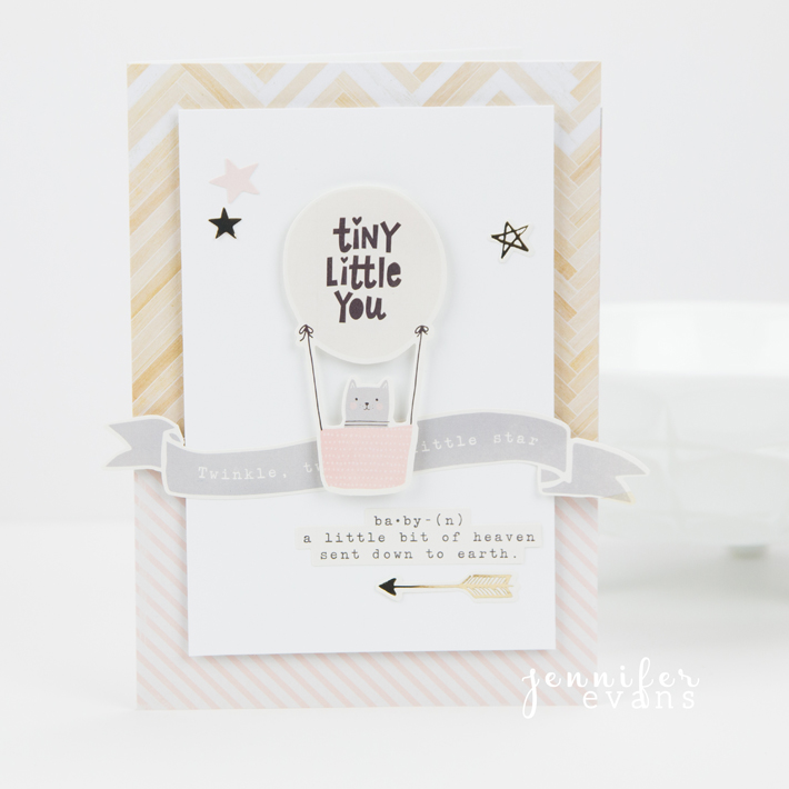 Create a variety of baby shower cards to have on hand. By @createoften for @cratepaper