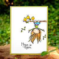 Tiddly Inks Hang In There Stamp Set