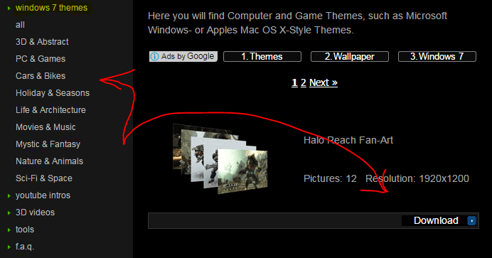 Cara Download Wallpaper 3d