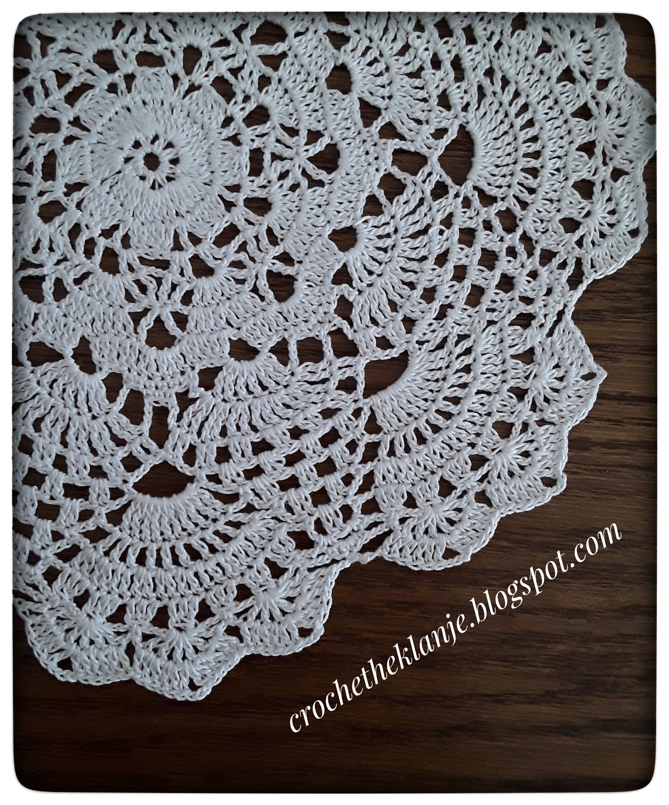 Crochet Heklanje Moj rad 81 Mala salveta