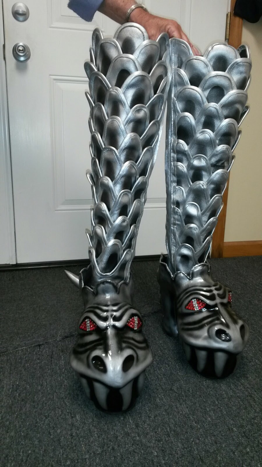 KISS COSTUMES & BOOTS: another pair of DESTROYER gene boots heading home