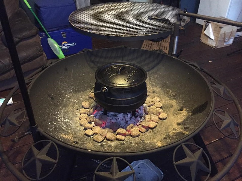 traditional fire pit