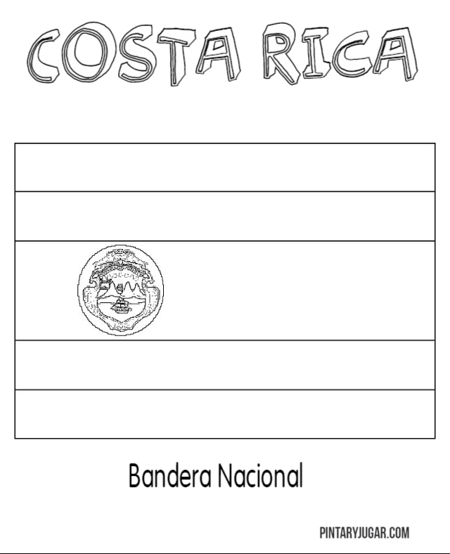Dibujo Para Colorear Costa Rica Dibujos Para Imprimir Gratis Img ...