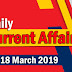 Kerala PSC Daily Malayalam Current Affairs 18 Mar 2019