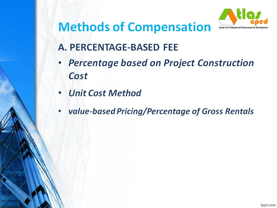 Architects' Guidelines Methods of Compensation and Schedule of Fees