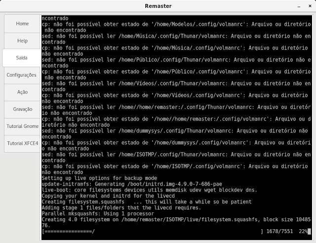 Ferramentas Linux 1 - Backup com Remaster GTK - Dicas Linux e Windows